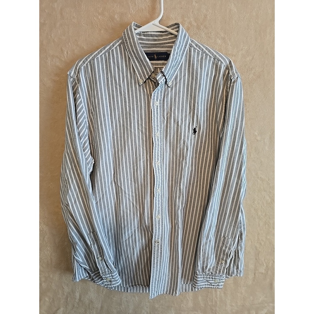 Ralph Lauren Men's Button-Down Shirt XL Striped Long Sleeve 023